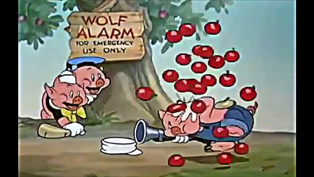 Dessin animé en français : Les trois petits loups