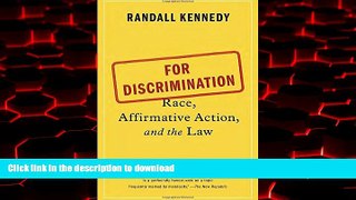 liberty book  For Discrimination: Race, Affirmative Action, and the Law online for ipad