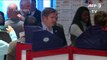 Hillary Clinton casts her vote in US election