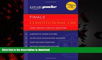 Buy book  Kaplan PMBR FINALS: Constitutional Law: Core Concepts and Key Questions online for ipad