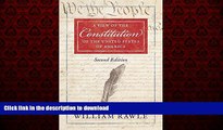 liberty books  A View of the Constitution of the United States of America Second Edition