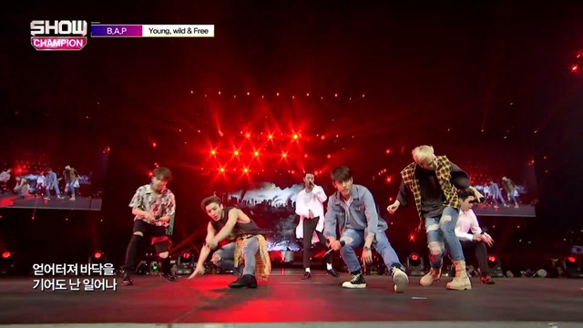 쇼 챔피언/show champion #201_ b.a.p-young,wild&free