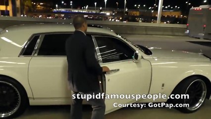 Lady Gaga hit by paparazzi at LAX