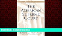 Best book  The American Supreme Court (The Chicago History of American Civilization) online