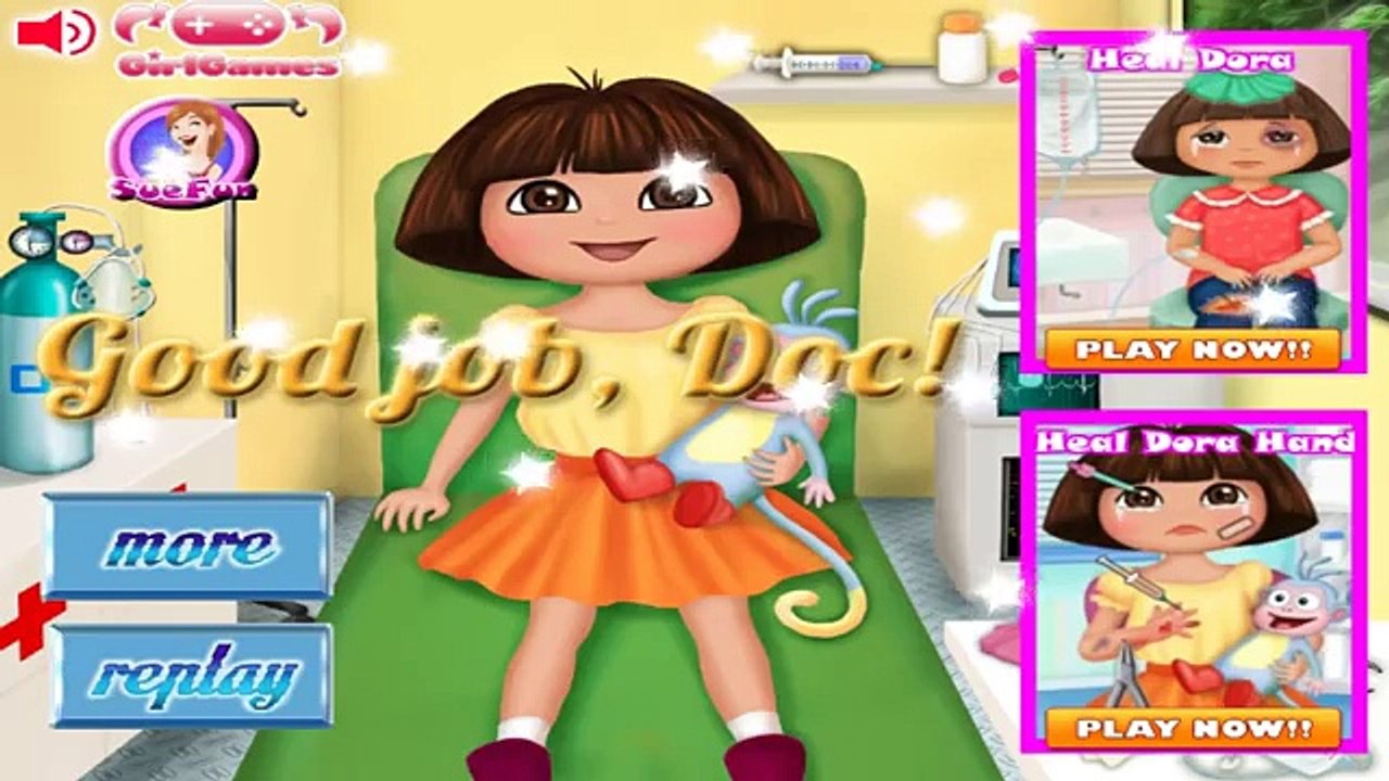 Dora the Explorer Games - Dora First Aid