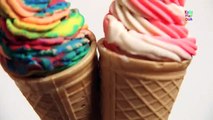 Play Doh Ice Cream Cone | Play Doh Ice Cream | Rainbow Ice Cream | Learn Play Doh Ice Cream