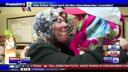 Warga Muslim AS Dukung Capres Hillary Clinton