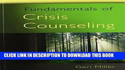 [PDF] Epub Fundamentals of Crisis Counseling Full Download