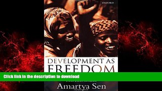 Read book  Development as Freedom online for ipad
