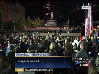 President Obama's Final Campaign Appearance For Hillary Clinton 2