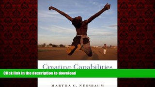 Buy books  Creating Capabilities: The Human Development Approach