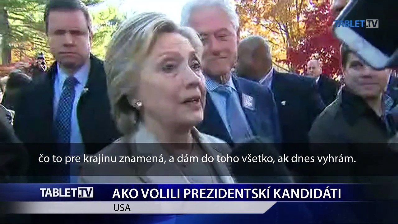 Hillary Clintonová odvolila v štáte New York, Donald Trump neďaleko bydliska na Manhattane