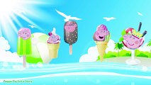 Peppa Pig Ice Cream English - Finger Family Lyrics - Nursery Rhymes Collection