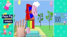 Peppa Pig Vines | Peppa Pig Emily Elephant Superman The Smoke Finger Family Nursery Rhymes Lyrics