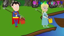 Spiderman and Frozen Bee stings new episodes! Superman Frozen Elsa Superheroes In Real Life