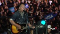 Bruce Springsteen chante pour Hillary Clinton... Ah mince... Raté !!