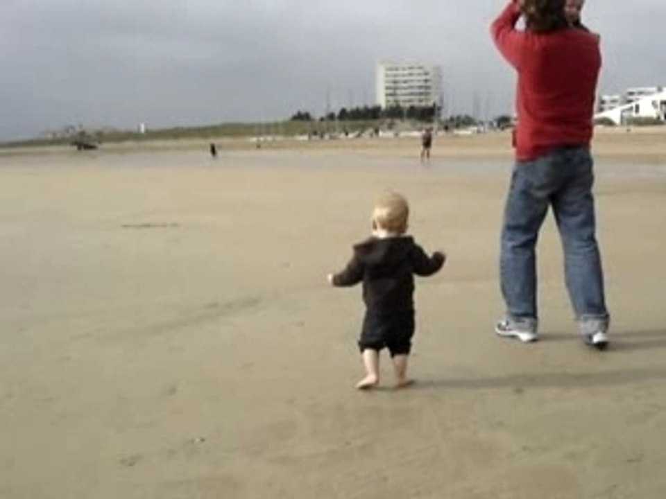 Lucas on the beach
