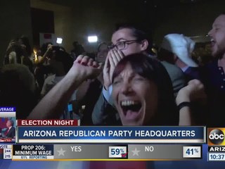 Election 2016: Spirits high as Arizona Republicans celebrate Donald Trump's success