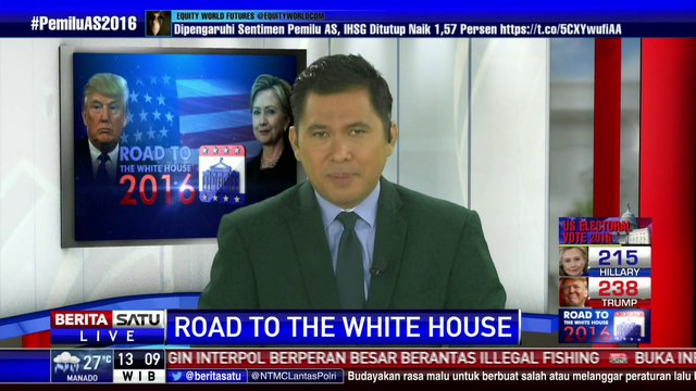 Trump Unggul di Utah 51,3 Persen