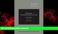 Read book  Federal Administrative Law (American Casebook Series) online for ipad