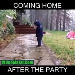 Coming Home After Drink Little Child - Very Funny(videomasti.com)