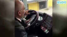 Otobüs şoföründen kadın yolcuya küfür