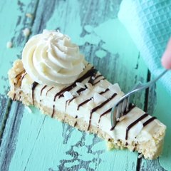 No-Bake Chocolate Coconut Cheesecake