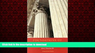 Best book  Foundations of Employment Discrimination Law (Interdisciplinary Readers in Law) online