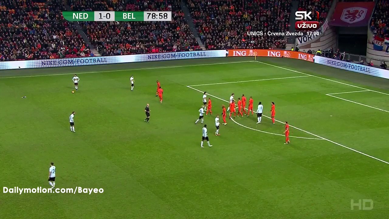 Laurent Ciman Disallowed Goal HD - Netherlands 1-0 Belgium - 09.11.2016 Friendly Match