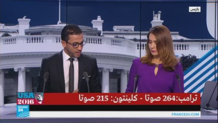 ترامب يتقدم على كلينتون في السباق على البيت الأبيض