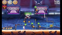 Angry Birds Seasons NBA All Star HAM Dunk 4 12 Walkthrough Guide 3 Stars