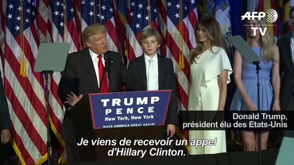 Donald Trump est élu président des Etats-Unis