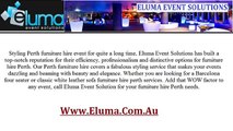 Event Furniture Hire Perth