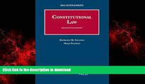 Best book  Constitutional Law, 18th: 2015 Supplement (University Casebook Series) online to buy