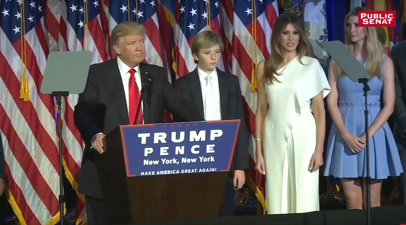 VIDEO - Donald Trump prend la parole après son élection