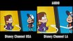 Gravity Falls - Bumpers (Comparación) - Disney Channel USA vs. LA