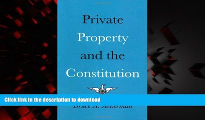Buy book  Private Property and the Constitution online