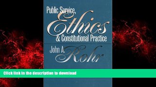 liberty book  Public Service, Ethics, and Constitutional Practice (Studies in Government and