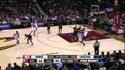 Irving's Between the Legs Assist to LeBron - Hawks vs Cavaliers - Nov 8, 2016 - 2016-17 NBA Season