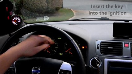 Volvo S40, How to Reset Service Indicator Light