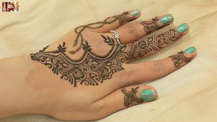 Simple Easy Beautiful Unique Mehndi Designs For Hands_New Floral Mehindi