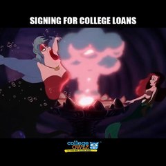 Signing For College Loans