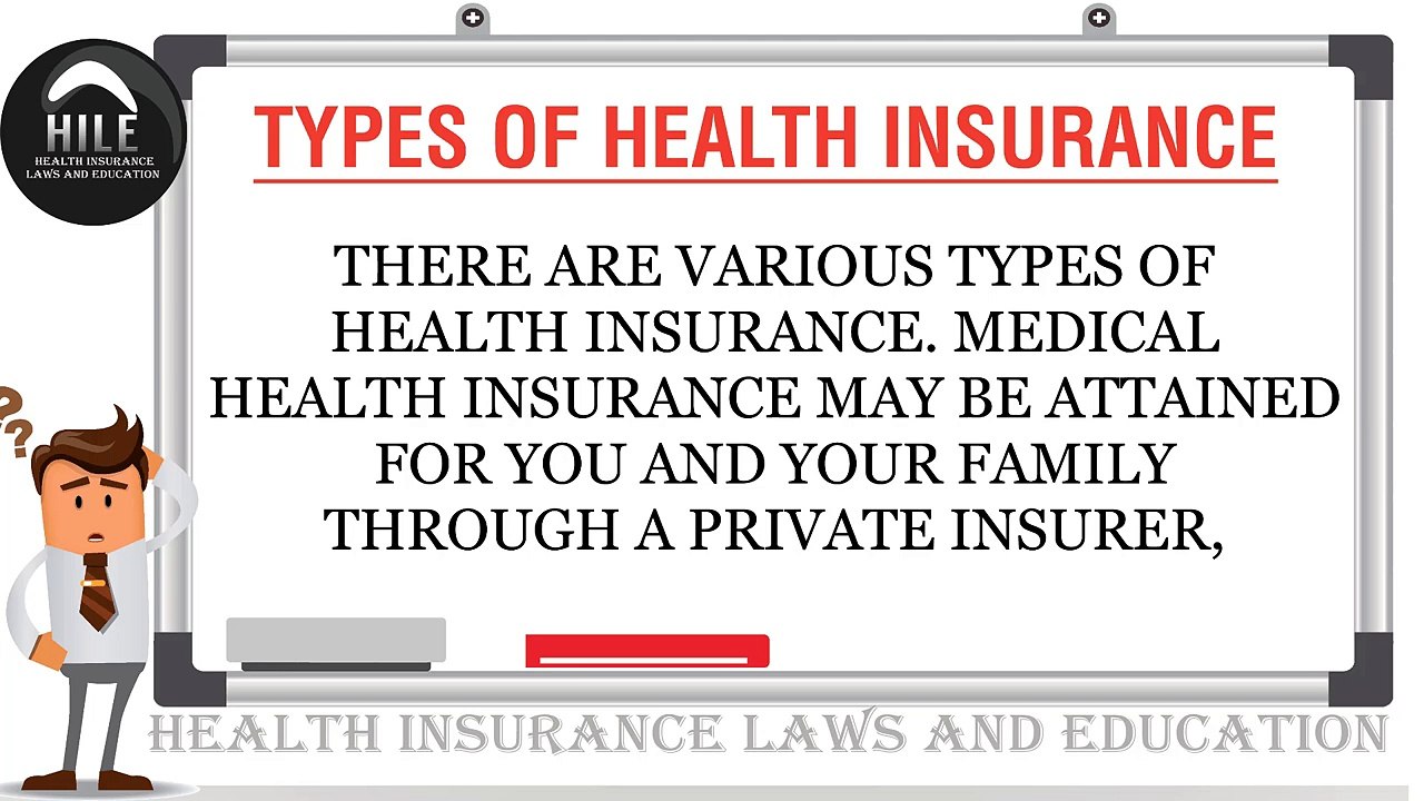 Types of Health Insurance - Need to know - Health Insurance Law and Education(HILE)
