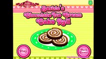 Barbie Chocolate Ice Cream Cake Roll Game Cooking Games