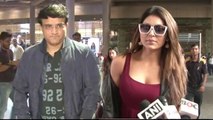 Airport Spotting 8th Nov 2016 - Urvashi Rautela, Sourav Ganguly