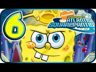 SpongeBob Atlantis SquarePantis Walkthrough Part 6 (PS2, Wii) ☼ Level 6 ☼