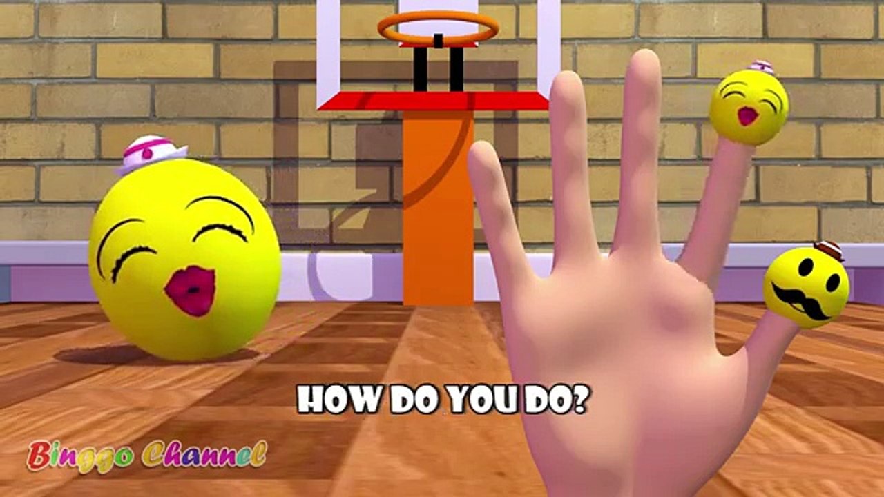 Smiley 3D Version Finger Family | Nursery Rhymes | 3D Animation In HD From Binggo Channel