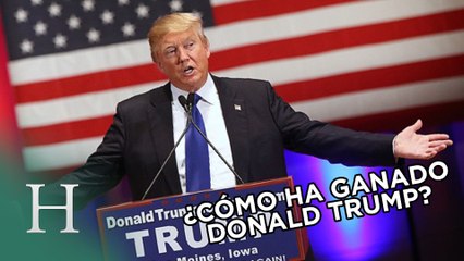 ¿Cómo ha ganado Donald Trump?
