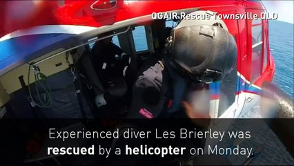 Man rescued after 17 hours at sea