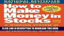 [PDF] How to Make Money in Stocks:  A Winning System in Good Times and Bad, Fourth Edition Popular